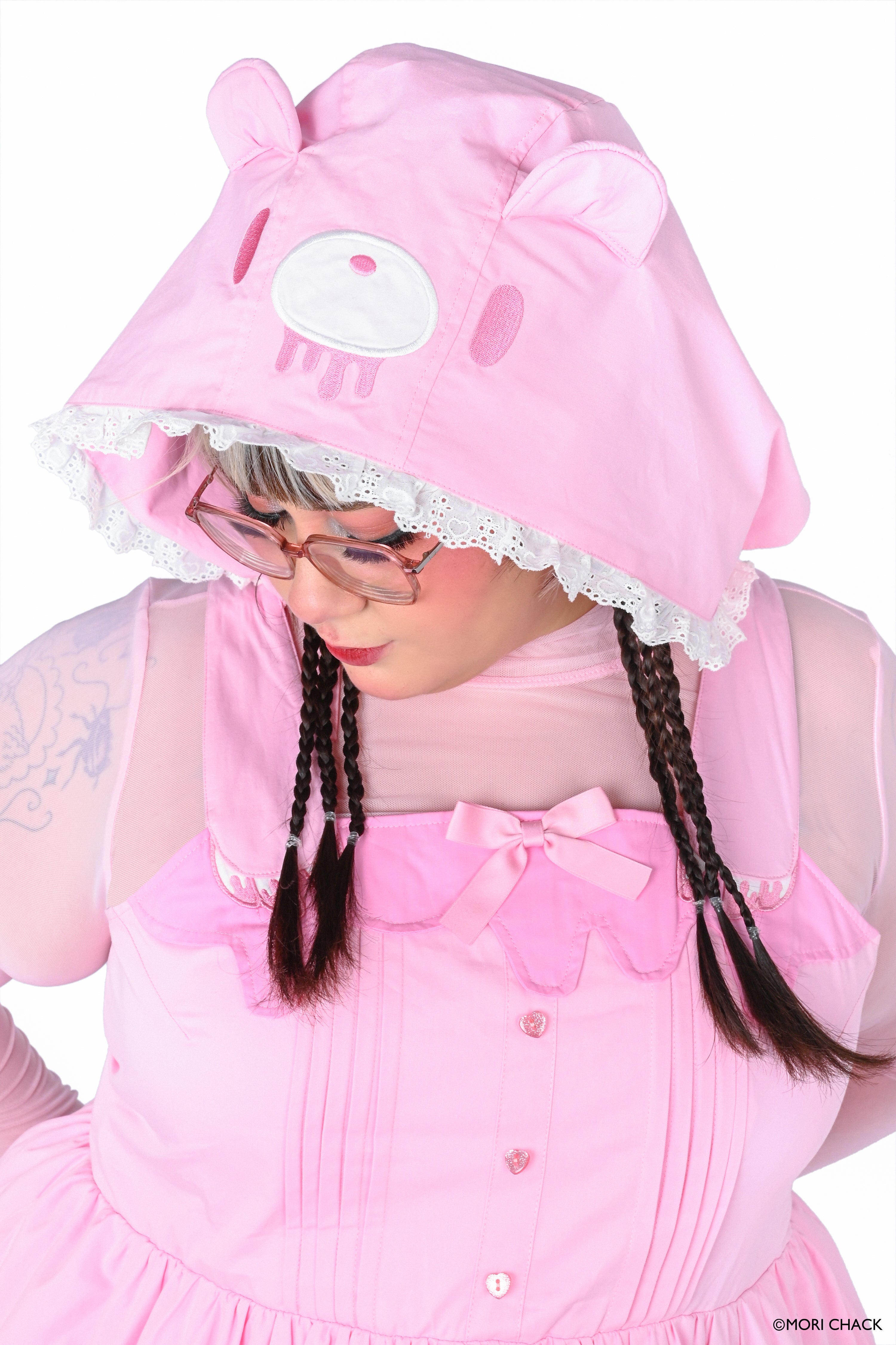 Gloomy Bear x My Violet  - Gloomy Hooded Jumperskirt